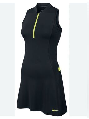 Nike Golf Tour Performance Women’s Dress In Black Size Small Dry fit